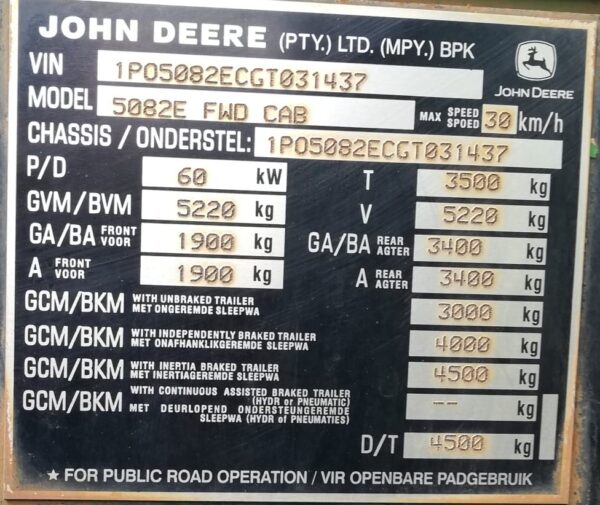 2017-John Deere – 5082E MFW - Image 6